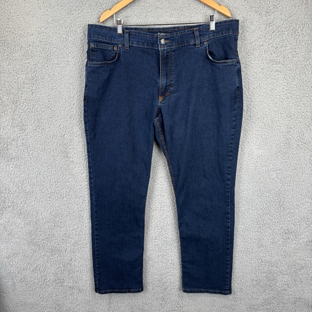 Origin USA Jeans Mens 38x30 Blue Bootcut Relaxed Fit Stretch Made USA‎